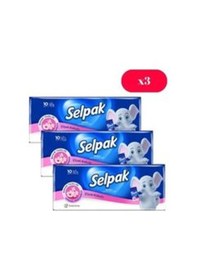 Resim Selpak Mendil Çiçek Kokulu 10' Lu X3 Adet 