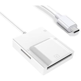Resim Genel Markalar NK-3057H Telefon PC Taşınabilir USB3.0 4 IN 1 Yüksek İletim Hızı TF CF SD MS Type C Kart Okuyucu 