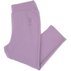 Resim U.S. Polo Assn. Kız Çocuk Lila 3/4 Boy İnterlok Tayt 50306792-VR034 