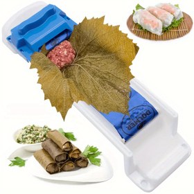 Resim Kolay kullanımlı suşi ve sebze sarma aletleri, manuel et ve sebze silindirleri, suşi yapma kitleri, DIY suşi yapıcıları, yüksek kaliteli, kullanışlı ve dayanıklı, suşi rulo pirinç kalıpları, et silindirleri, mutfak aletleri. 