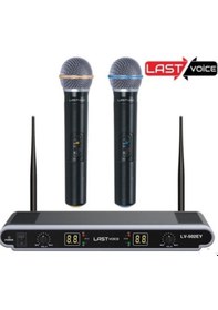 Resim Last Voice Lv-502 Uhf Sistem Profesyonel Çift El Telsiz Mikrofon 