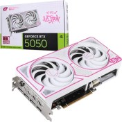 Resim Colorful Igame Geforce Rtx 5050 Ultra W Duo Oc 8gb-V Gddr6 128BIT Beyaz Ekran Kartı 