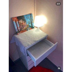 Resim Kaizen Carpet Beyaz 30 cm Derinlik x 10 mt Boy Silver Su Taşı Detaylı Lüks Saten Kapitone Raf Örtüsü / Çekmece Örtüsü / Dolap İçi Örtü / Vintage Sınırlı Üretim Özel Seri Saten Raf Örtüsü 