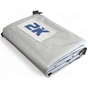 Resim 2k 250x250 Cm Su Geçirmez 230gr/m² Karavan Zemin Örtüsü Çok Renkli 