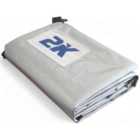 Resim 2k 250x250 Cm Su Geçirmez 230gr/m² Karavan Zemin Örtüsü Çok Renkli 