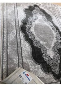 Resim Merinos Halı Rodin 19772 095 Serisi Akrilik Salon Oturma Odası Halısı Gri 