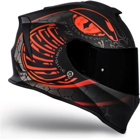 Resim Origine Dinamo Fighter Mat Siyah-Antrasit-Kırmızı Kask 