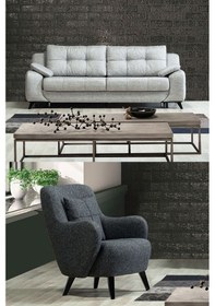 Resim Uraz Koltuk Takımı 3 1 Gri 