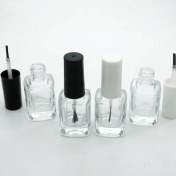 Resim D&B Boş Oje Şişesi Boş 12 ml (10 Adet) (TEKRAR DOLDURULABİLİR) 