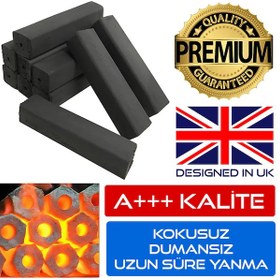 Resim Briket Mangal Kömürü 10 Kg Tozsuz Dumansız Premium A+++ Kalite 