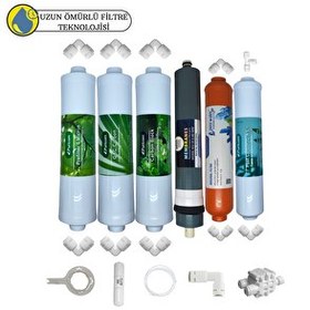 Resim Pemax Water Solutions Puricom Kapalı Kasa Su Arıtma Cihazlarına Sertifikalı 6'lı Platinium Mebran Mineral 