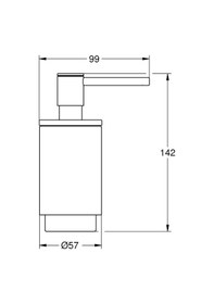Resim Grohe Selection Sıvı Sabunluk Phantom Black - 41218kf0 