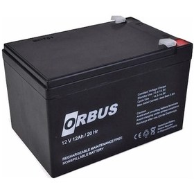 Resim Orbus 12v 12ah Elektrikli Bisiklet -ups Bakımsız Kuru Akü 