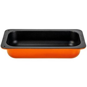 Resim Lava Döküm 32x17 CM Dikdörtgen 1/3 Turuncu Gastronomi Küvet LV KV 3217 O 