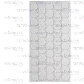 Resim Pacific Beyaz Yapışkanlı Keçe Ø 20mm 