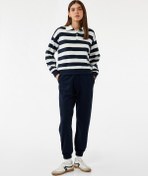 Resim Koton Beli Lastikli Yüksek Bel Cepli Rahat Kalıp Jogger Eşofman Altı Lacivert 6wal40022ık Lacivert 