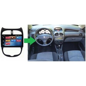 Resim Peugeot 206 2k Görüntü Kalitesi Android 15 Multimedya Sistemi 8+256 Myway 1998-2010 9" 