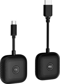 Resim Ga33 Type-C HDMI Transmitter and Receiver Verici ve Alıcı Wireless Kablosuz Gönderici 1080p 60Hz 