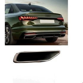 Resim Audi A4 Arka Egzoz Ucu Sol S-Line 2020 Sonrası Uyumlu 