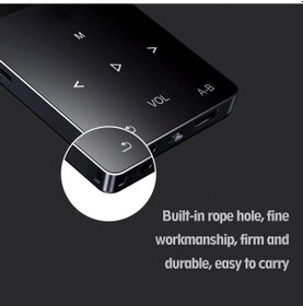 Resim Tenfowee "mahdi M320 Taşınabilir Bluetooth Mp3 Çalar - 8gb Hafıza, Fm Radyo, Ses Kayıt, E-kitap Okuyucu" 