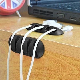 Resim Marsilyan Kablo Kanalı 5 Kanallı Tutucu - 3 Adet 