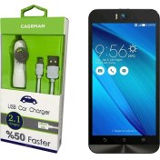 Resim Case Man Asus ZenFone Selfie Araç Şarj Cihazı Adaptör + Data Kablosu Hızlı Şarj Özellikli 