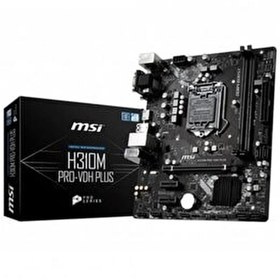 Resim MSI H310M Pro-VDH Plus Intel H310 LGA 1151 DDR4 2666 MHz Masaüstü Anakart 