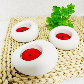 Resim Tealight Mumlar için 3'ü 1 Arada Silikon Kalıplar - 3 Farklı Oval Şekiller, Düzensiz Taş & Beton Epoksi Mum Tutucular, Ev Dekoru için Yeniden Kullanılabilir DIY El Sanatları Kalıpları, Silikon Mum Kalıpları, El Projesi Malzemeleri, Dekoratif Mum Tutucular, Dokuma Kumaş Taban 