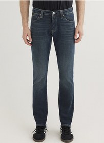 Resim Mavi - Jake Mavi Pro Koyu Puslu Comfort Jean Pantolon 0042289339 Koyu Mavi 