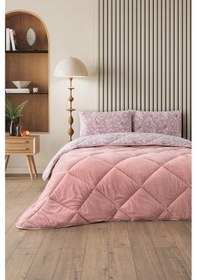 Resim Nordelle Çift Kişilik Wellsoft Yorgan Uyku Seti Pudra 