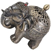 Resim Censer Burner Zinc Alloy Aroma Furnace Relaxation Bedroom Study Room 16x13.8cm 1Pc 