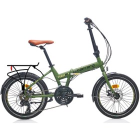 Resim Carraro Flexi 121D 20 Md Katlanır Bisiklet (Mat Storm Gri Siyah) 