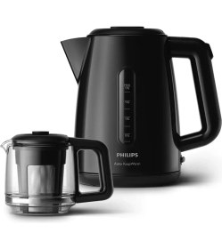 Resim Philips HD7301 Siyah Çay Makinesi 