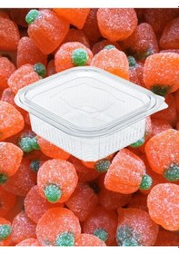 Resim 250 Gr Kapaklı Sızdırmaz Kullan-at Plastik Kase Paket Servis & Buzdolabı İçin 24 Lü 