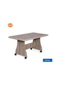 Resim Eliusta_Ticaret Tekerlekli Mdf Masa Orta Sehpa Ofis Sehpası Yemek Masası 