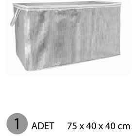 Resim Yastık Hurcu Maxi Hurç 75x40x40 Cm Gri - 1 Adet Renkli 
