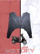 Resim MOTOFY TVS WEGO 110 ÖZEL PASPAS SİYAH 