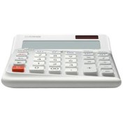 Resim Casio DE-12E-WE Beyaz 12 Hane Masa Üstü Ergonomik Tuşlu Hesap Makinesi 