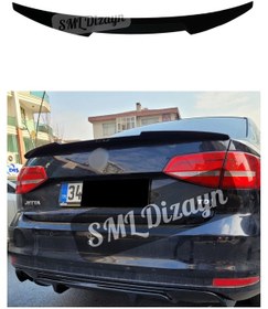 Resim Volkswagen Jetta Yarasa Spoiler Parlak Siyah Jetta Arka Spoyler 