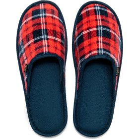 Resim Twigy David Polar Erkek Ev Terliği Kırmızı/Lacivert 41/46 