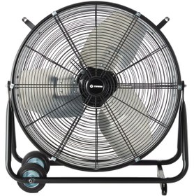 Resim Binbirreyon Endüstriyel Sanayi Yer Tipi Vantilatör Tekerlekli 80cm 330W Davul Vantilatör NC037 