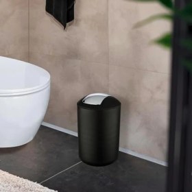 Resim L Siyah Sallanan Kapaklı Kova 6,5 L 