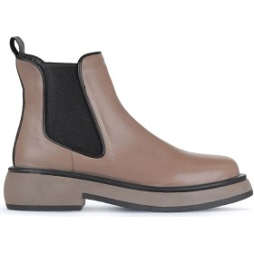 Resim Bueno Shoes Gri Vizon Deri Kadın Düz Bot 01WZ4501 01WZ4501 
