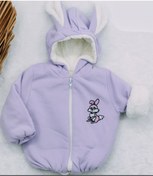 Resim Trend Tavşanlı Bebe Mont Welsoftlu Dokuma Kumaş 