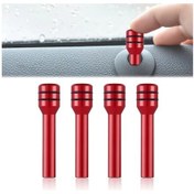 Resim Dream011 4'lü Kırmızı Alüminyum Kapı Kolu Seti - Çoğu Araç İçin Kapı Mandalı Yükseltici 