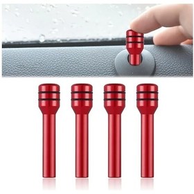 Resim Dream011 4'lü Kırmızı Alüminyum Kapı Kolu Seti - Çoğu Araç İçin Kapı Mandalı Yükseltici 