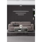 Resim Mobetto Veyron Üçlü Salon&oturma Odası Kanepe - Antrasit 