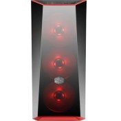 Resim CM MasterBox Lite 5 80+ 600W 3x120mm Kırmızı Led Fanlı Akrilik Ön Panel, Pencereli MidTower Kasa MCW-L5S3-KWNA60 