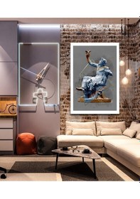 Resim Apollo Heykeli Ahşap Tablo 8mm 