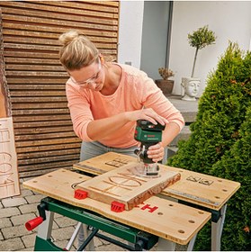 Resim Bosch Boschadvancedtrimrouter 18V-8 Akülü Freze Makinesi (Solo) 